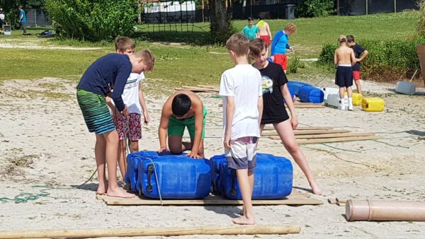 Sport und Spiel war das Motto der Klassenfahrt in der Sport- und Bildungsstätte der Hessischen Sportjugend in Wetzlar für die 6. Klasse des Erasmus Gymnasiums
