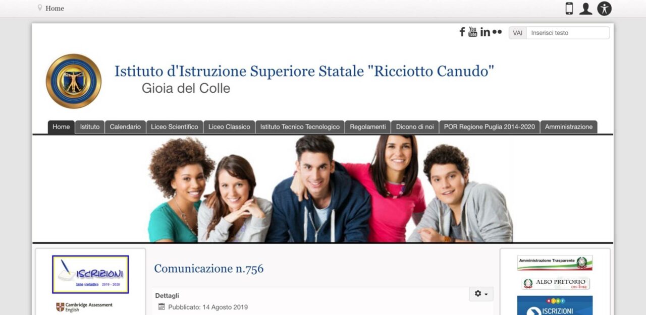 Partnerschule I.I.S.S. Canudo