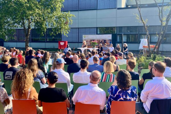 Einschulung der neuen 5. Klassen des Erasmus Gymnasiums am neuen Standort Campus Heusenstamm