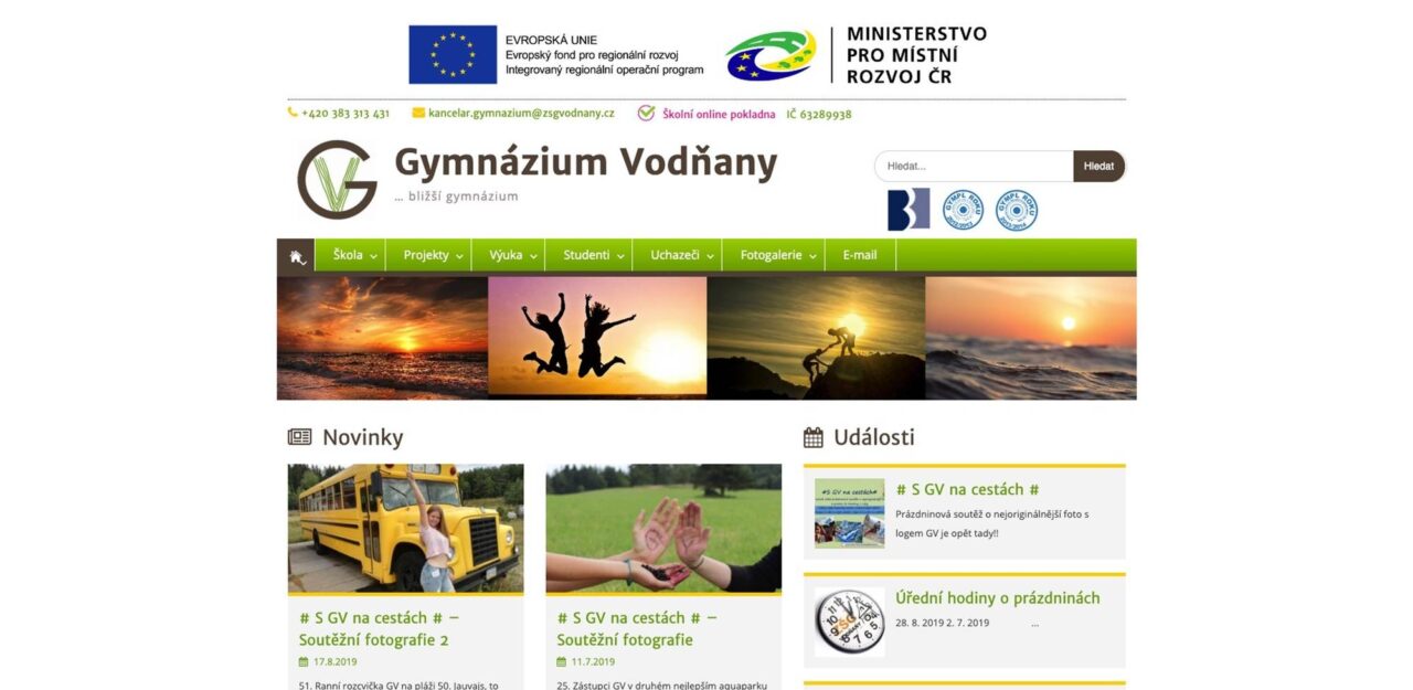 Partnerschule Gynazium Vodnany