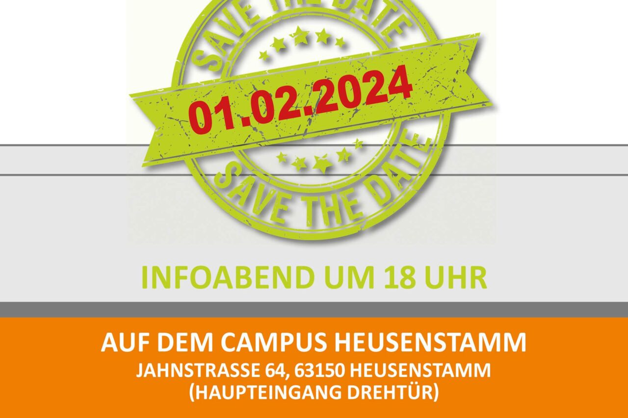 Ankündigung Infoabend 2024 am Erasmus Gymnasium Campus Heusenstamm