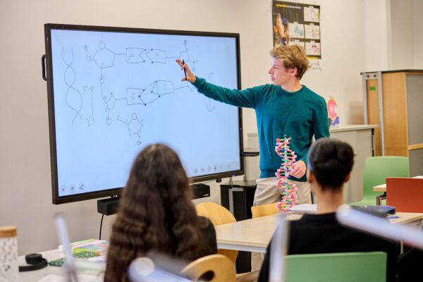 Lehrer am unterrichten