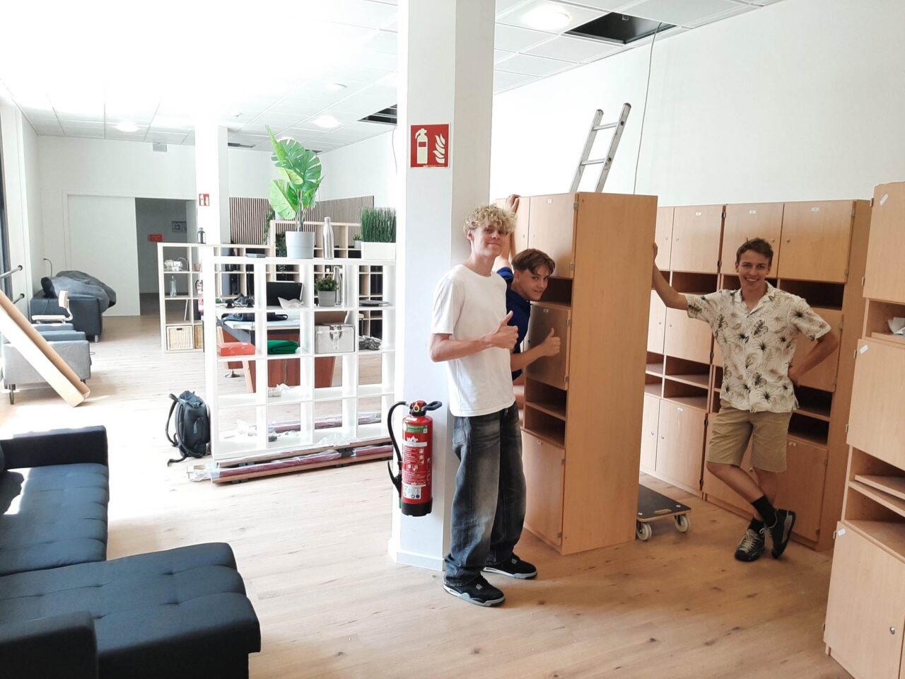 Die Oberstufenlounge des Erasmus Gymnasium am Campus Heusenstamm