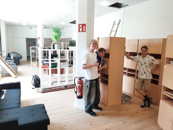 Die Oberstufenlounge des Erasmus Gymnasium am Campus Heusenstamm