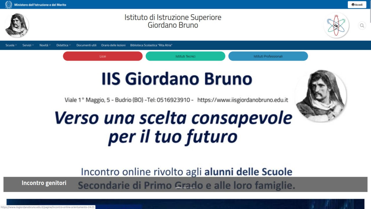 Partnerschule Instituto di Istruzione Superiore ‘Giordano Bruno’