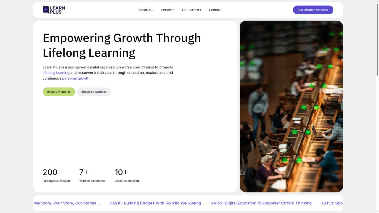 Partnerschule Udruga zy promicanje cjelozivotnog obrazovanja LEARN PLUS