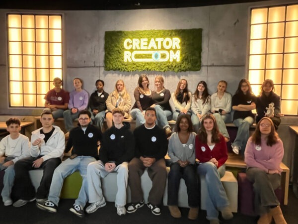 Klasse 9a im Creator Room des Hessischen Rundfunks