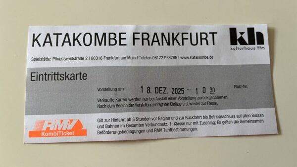 Die Q3 im Theater: Kafkas "Der Process" - Eintrittskarte